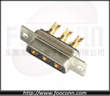 High Current D_SUB Connector 3W3 Solde